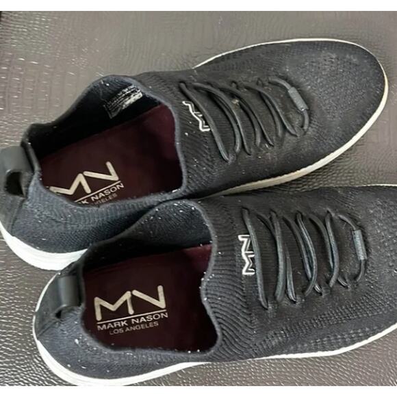 MARK NASON Black Slip On Sneakers - Picture 4 of 7